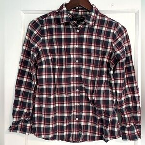 Plaid Button Down Banana Republic